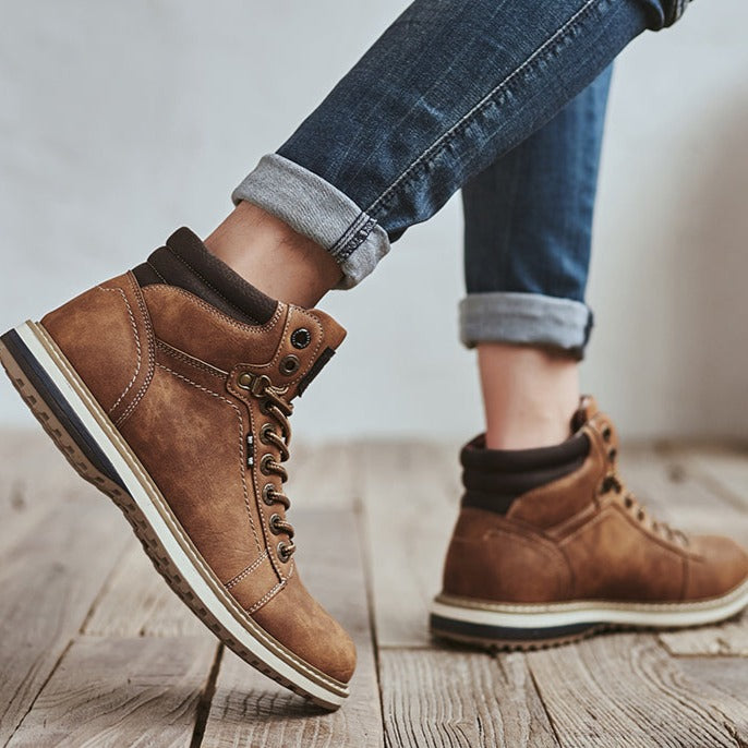 Bota de Couro Masculina Sampaio Deca®