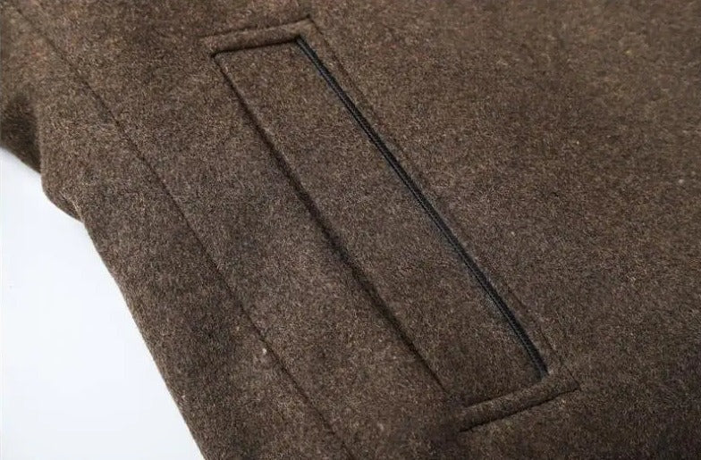 Casaco Trench Coat Masculino de Lã Grife Sampaio®