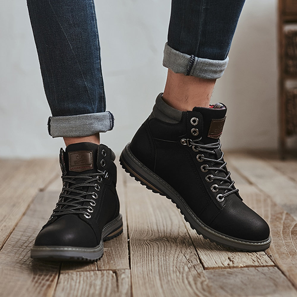 Bota de Couro Masculina Sampaio Deca®