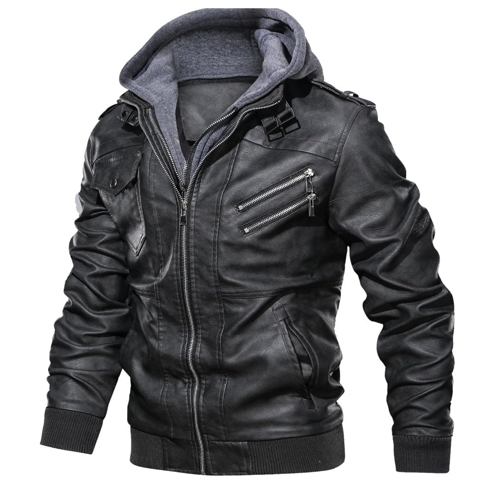 Jaqueta Masculina de Couro Original Sampaio®