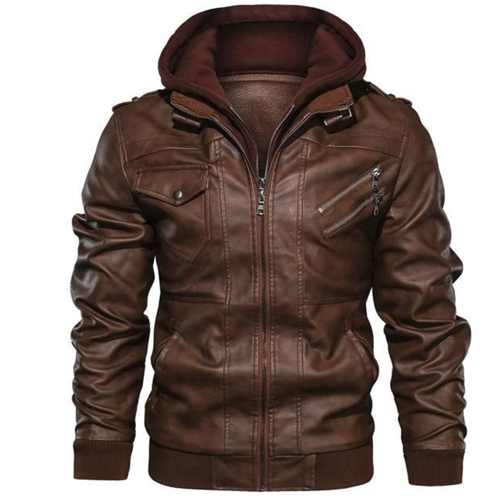Jaqueta Masculina de Couro Original Sampaio®