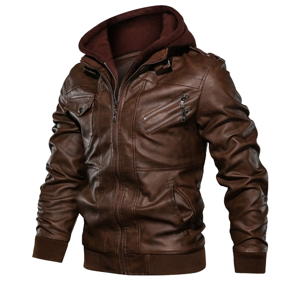 Jaqueta Masculina de Couro Original Sampaio®