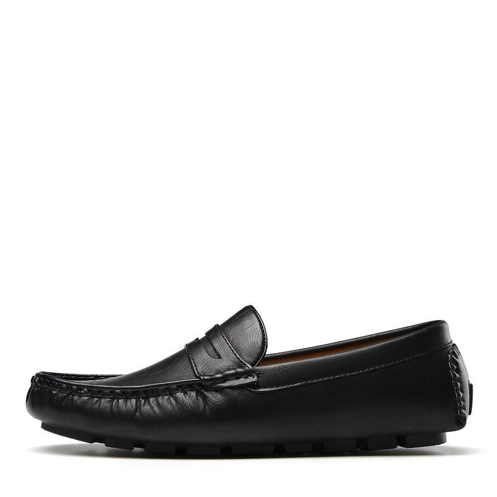 Mocassim Couro Genuíno Antiderrapante Masculino
