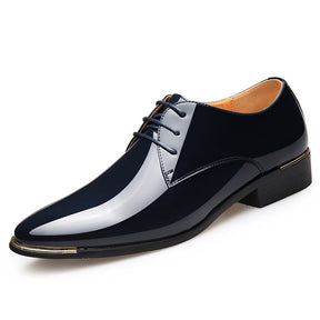 Sapato Masculino de Couro Envernizado