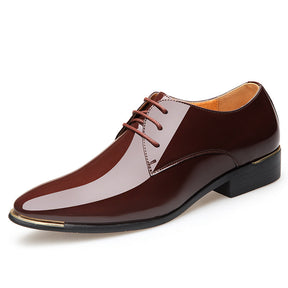 Sapato Masculino de Couro Envernizado