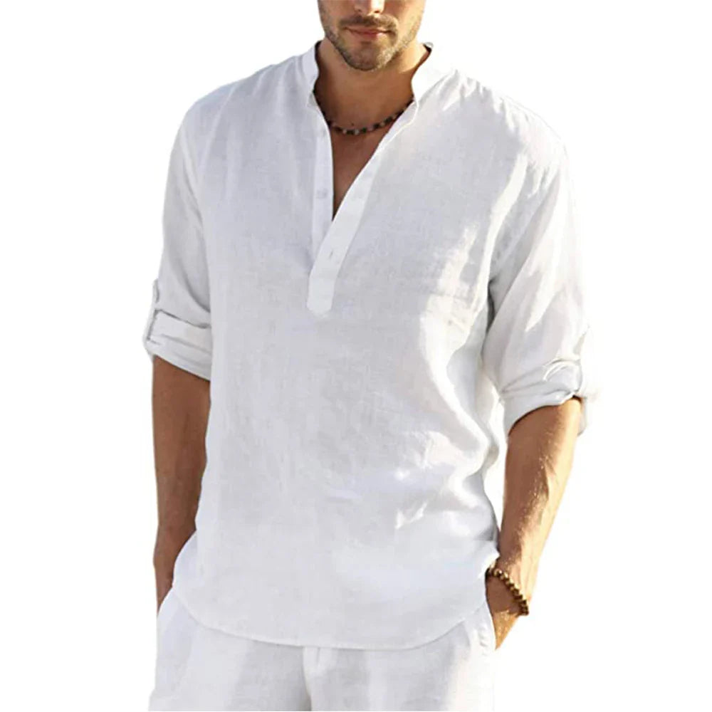 Camisa Masculina de Linho Sampaio® S1329