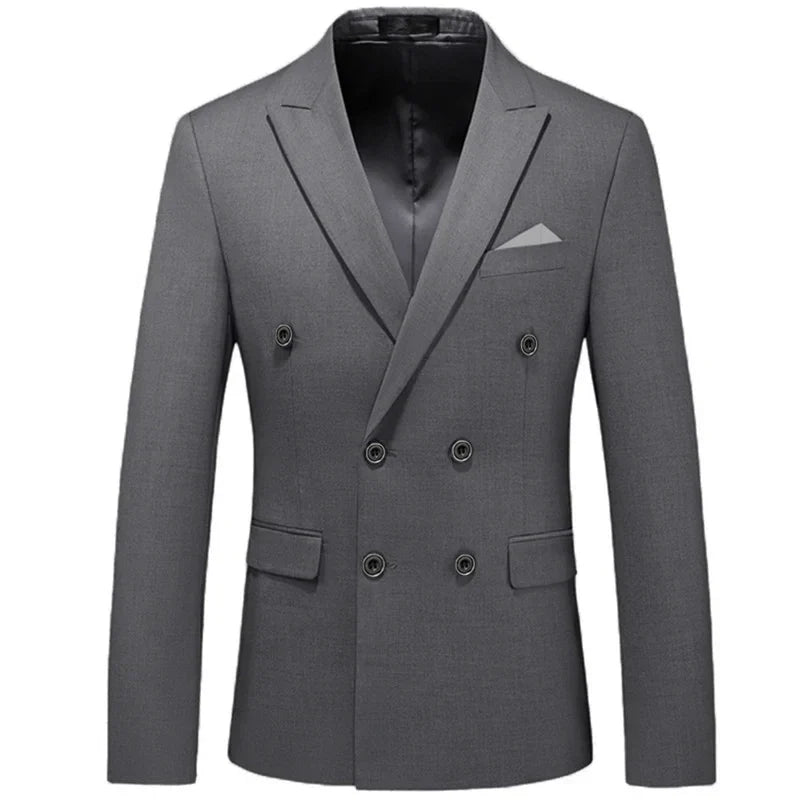 Blazer Masculino Slim Transpassado Sampaio® S1286