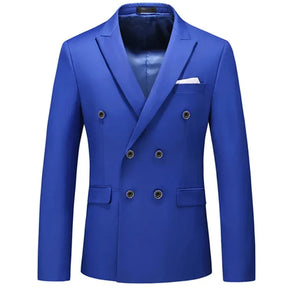 Blazer Masculino Slim Transpassado Sampaio® S1286