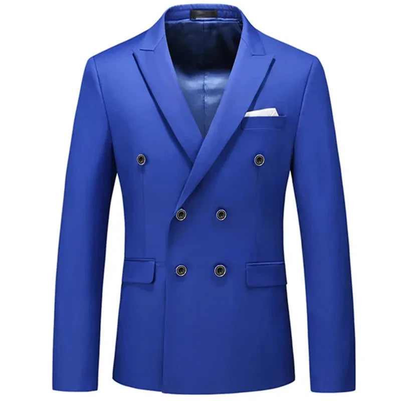 Blazer Masculino Slim Transpassado Sampaio® S1286