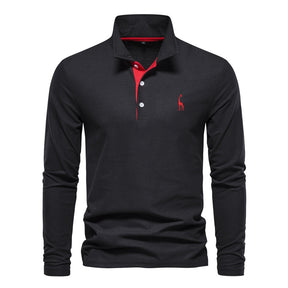 Camisa Polo Manga Longa Masculina Sampaio®