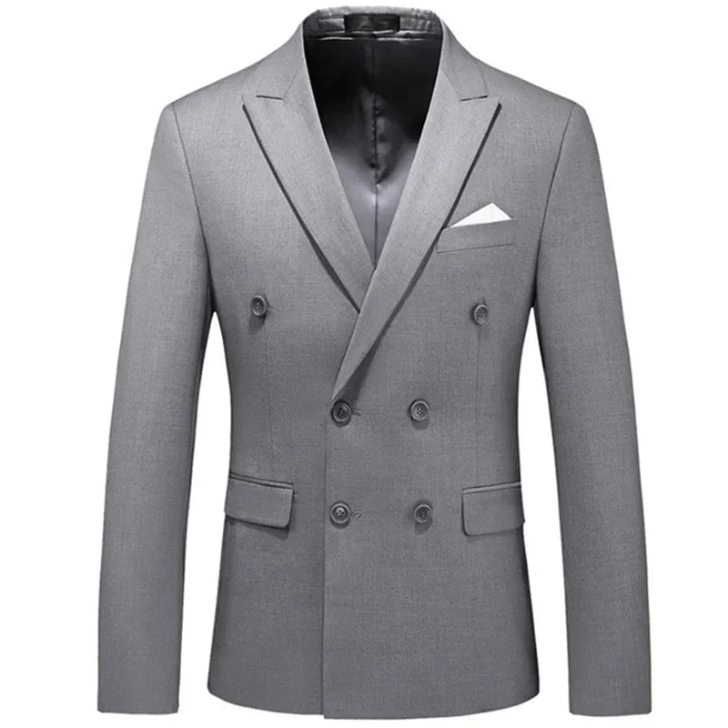 Blazer Masculino Slim Transpassado Sampaio® S1286