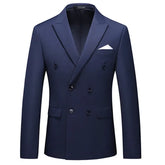 Blazer Masculino Slim Transpassado Sampaio® S1286